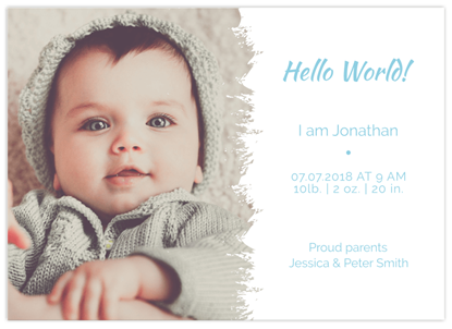 Picture of Birth Announcement